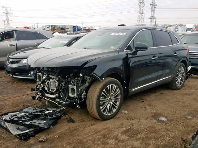 2LMPJ8LRXHBL34051 - 2017 LINCOLN MKX RESERV BLACK photo 2