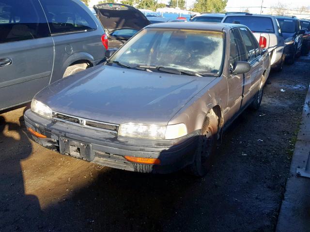 JHMCB7644PC043483 - 1993 HONDA ACCORD DX BEIGE photo 2