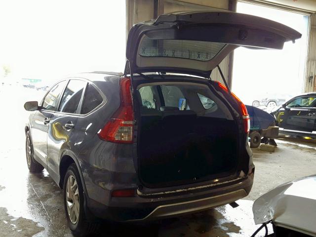 5J6RM4H76GL035892 - 2016 HONDA CR-V EXL GRAY photo 3