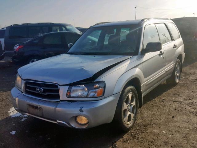 JF1SG65633H731697 - 2003 SUBARU FORESTER 2 SILVER photo 2