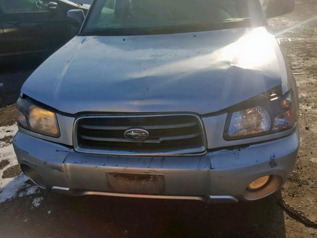 JF1SG65633H731697 - 2003 SUBARU FORESTER 2 SILVER photo 7