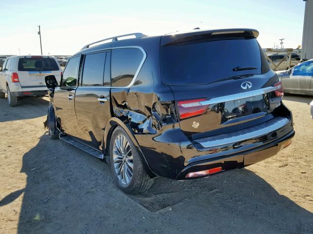 JN8AZ2NE3J9194549 - 2018 INFINITI QX80 BASE BLACK photo 3