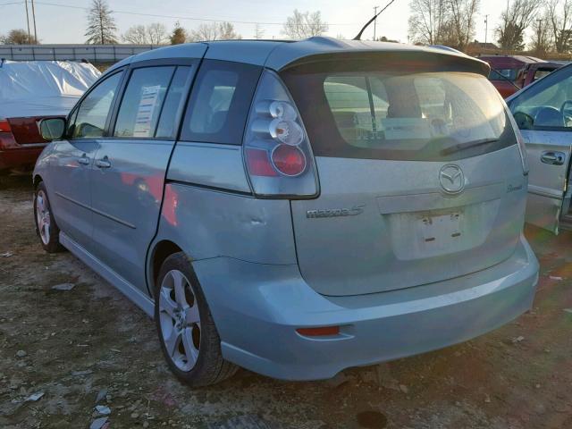 JM1CR293860104062 - 2006 MAZDA 5 TEAL photo 3