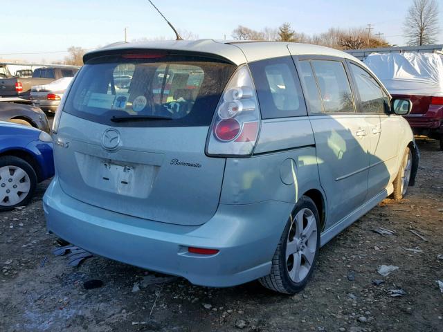 JM1CR293860104062 - 2006 MAZDA 5 TEAL photo 4