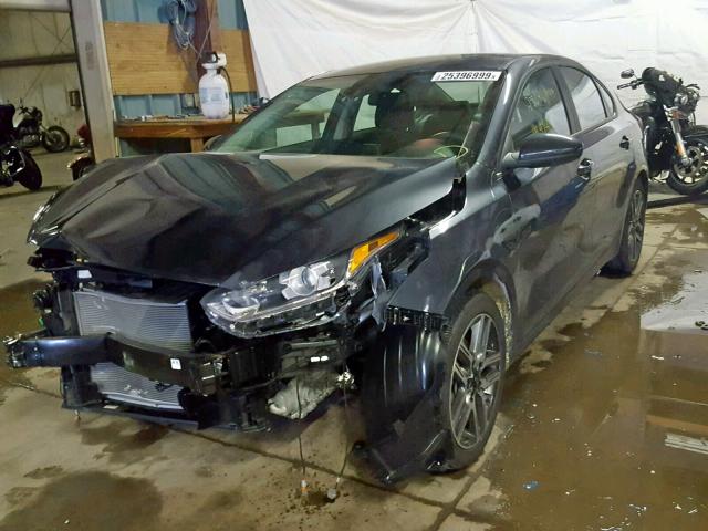 3KPF34AD3KE015208 - 2019 KIA FORTE GT L GRAY photo 2