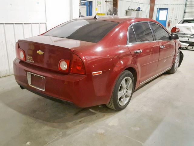 1G1ZD5E05CF321057 - 2012 CHEVROLET MALIBU 2LT RED photo 4