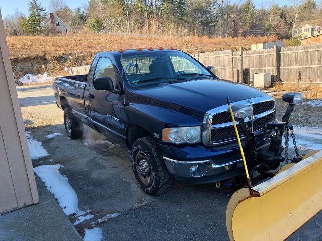 3D7KU26D13G756087 - 2003 DODGE RAM 2500 S BLUE photo 1