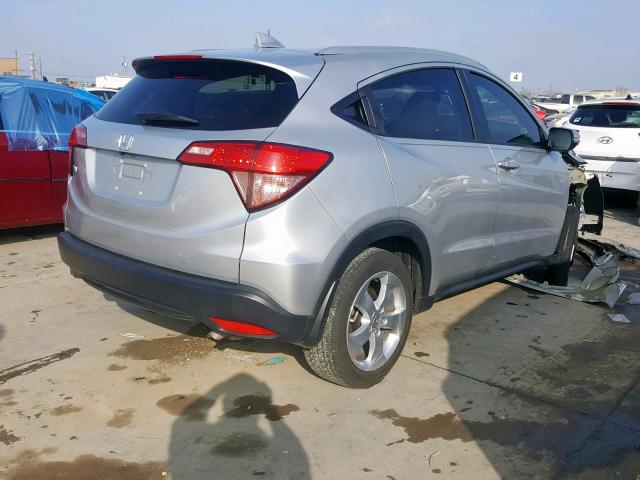 3CZRU5H75GM725413 - 2016 HONDA HR-V EXL SILVER photo 4