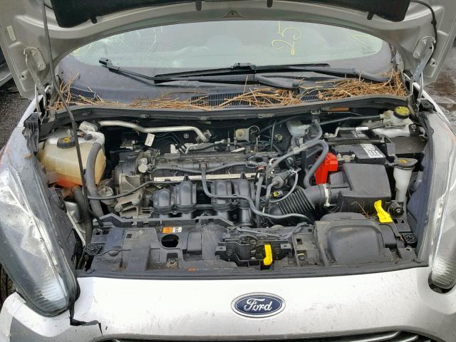 3FADP4BJ2FM198859 - 2015 FORD FIESTA SE SILVER photo 7