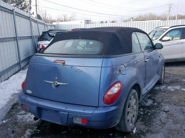 3C3JY45X66T310809 - 2006 CHRYSLER PT CRUISER BLUE photo 4