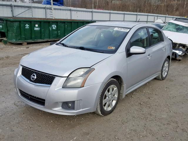 3N1AB6AP3BL614899 - 2011 NISSAN SENTRA 2.0 SILVER photo 2