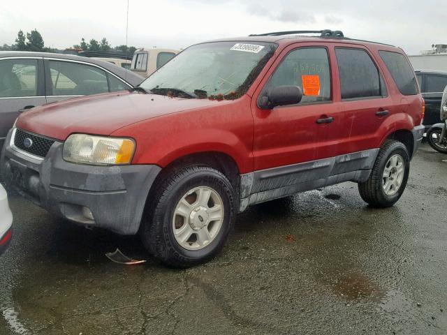 1FMYU03144KA50076 - 2004 FORD ESCAPE XLT RED photo 2