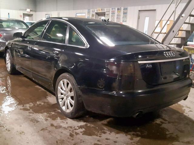 WAUDH74F96N142230 - 2006 AUDI A6 3.2 QUA BLACK photo 3