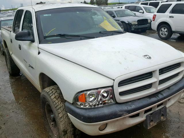 1B7HG2AN41S323445 - 2001 DODGE DAKOTA QUA WHITE photo 1