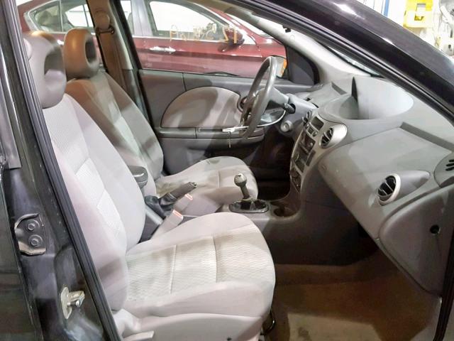 1G8AZ55F67Z205777 - 2007 SATURN ION LEVEL BLACK photo 5