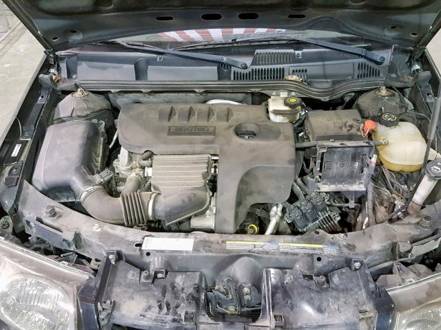 1G8AZ55F67Z205777 - 2007 SATURN ION LEVEL BLACK photo 7