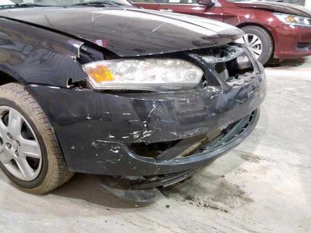 1G8AZ55F67Z205777 - 2007 SATURN ION LEVEL BLACK photo 9