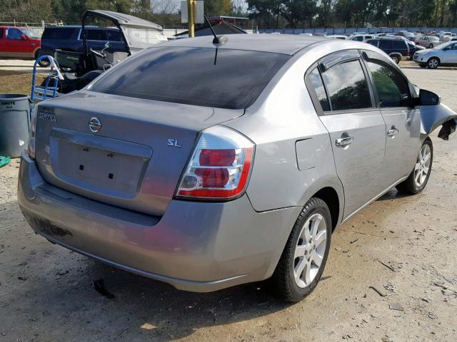 3N1AB61E39L633218 - 2009 NISSAN SENTRA 2.0 GRAY photo 4