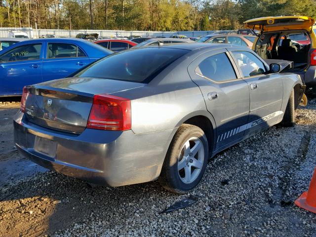 2B3KA43R08H102866 - 2008 DODGE CHARGER GRAY photo 4