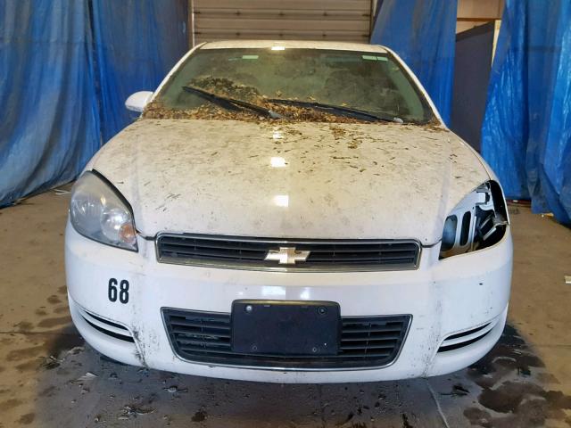 2G1WB57K591220222 - 2009 CHEVROLET IMPALA LS WHITE photo 9