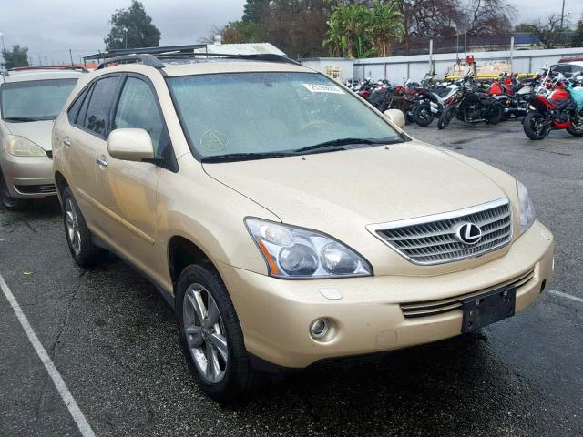 JTJGW31U182005916 - 2008 LEXUS RX 400H GOLD photo 1