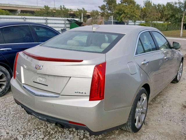 1G6AB5RX2F0107154 - 2015 CADILLAC ATS LUXURY GOLD photo 4