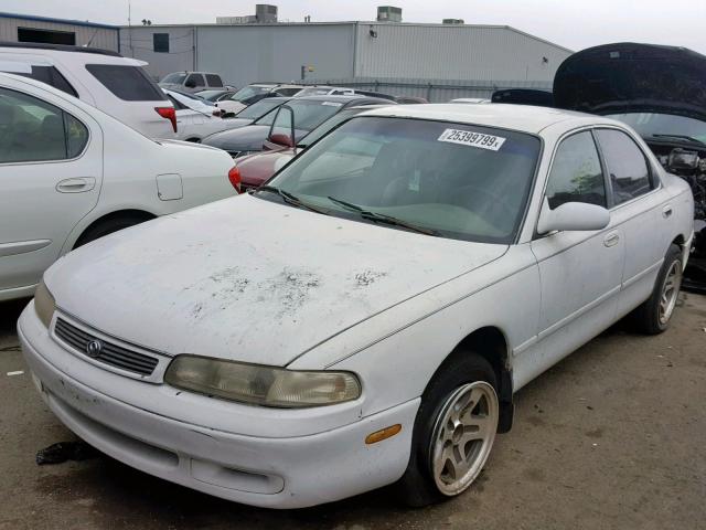 1YVGE22C1T5541420 - 1996 MAZDA 626 DX WHITE photo 2