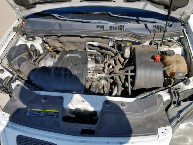 1G2AS18H597150953 - 2009 PONTIAC G5 WHITE photo 7