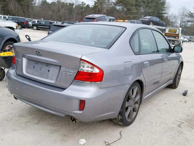 4S3BL856984206739 - 2008 SUBARU LEGACY 3.0 SILVER photo 4