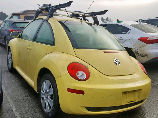 3VWPG31C09M507556 - 2009 VOLKSWAGEN NEW BEETLE YELLOW photo 3