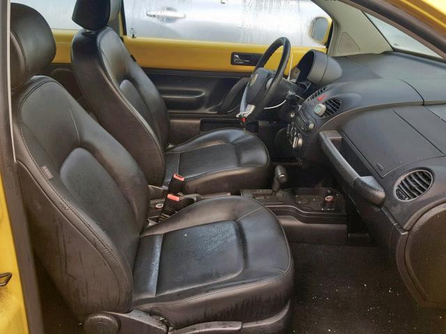 3VWPG31C09M507556 - 2009 VOLKSWAGEN NEW BEETLE Sarı foto 5