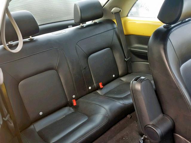 3VWPG31C09M507556 - 2009 VOLKSWAGEN NEW BEETLE Sarı foto 6
