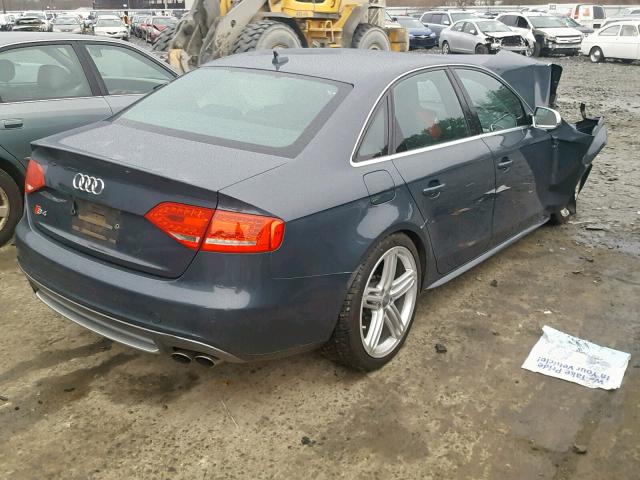 WAUKGAFL2AA046501 - 2010 AUDI S4 PRESTIG SILVER photo 4