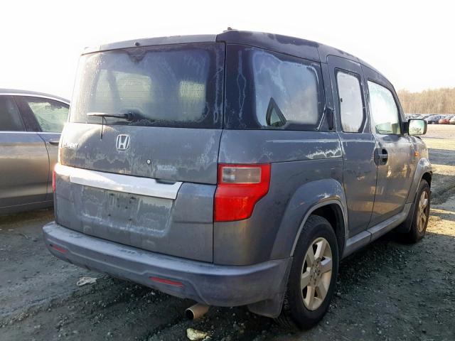 5J6YH18709L000640 - 2009 HONDA ELEMENT EX GRAY photo 4