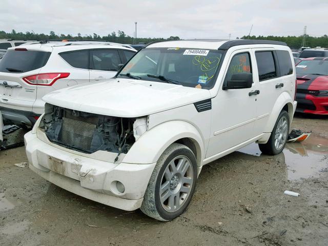 1D8GT58647W719885 - 2007 DODGE NITRO R/T WHITE photo 2