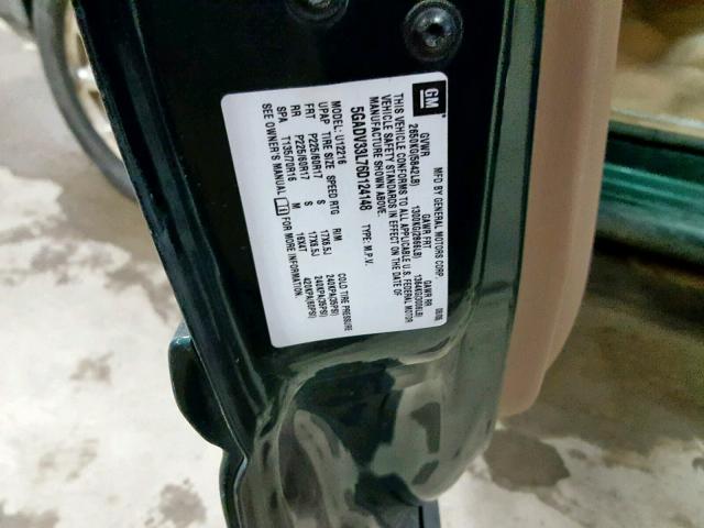 5GADV33L76D124148 - 2006 BUICK TERRAZA CX GREEN photo 10