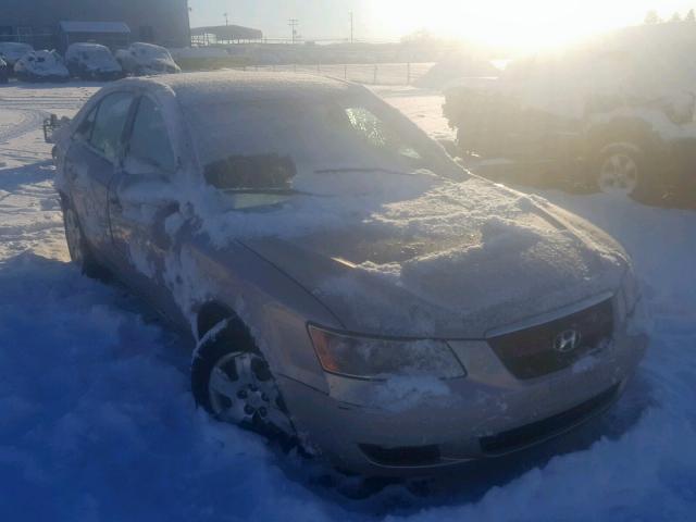 5NPET46C46H143647 - 2006 HYUNDAI SONATA GL BEIGE photo 1