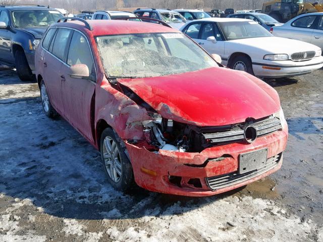 3VWPL7AJ6BM628339 - 2011 VOLKSWAGEN JETTA TDI RED photo 1