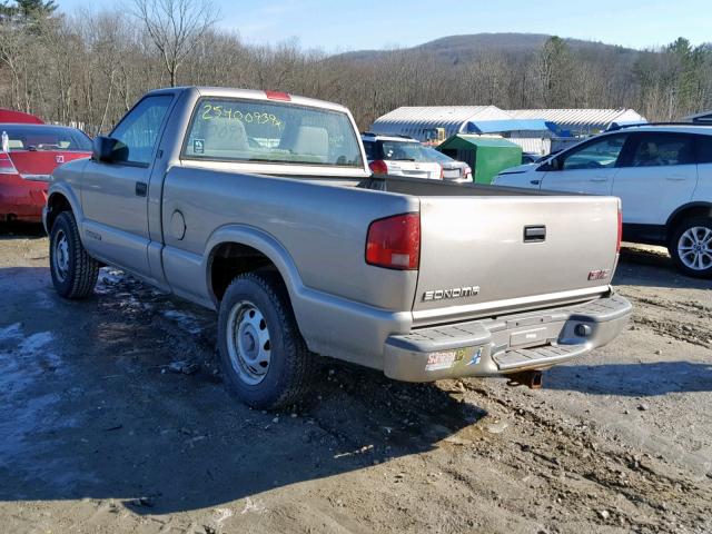 1GTCT14X8WK521837 - 1998 GMC SONOMA SILVER photo 3