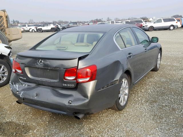 JTHBH96S765022327 - 2006 LEXUS GS GENERAT GREEN photo 4