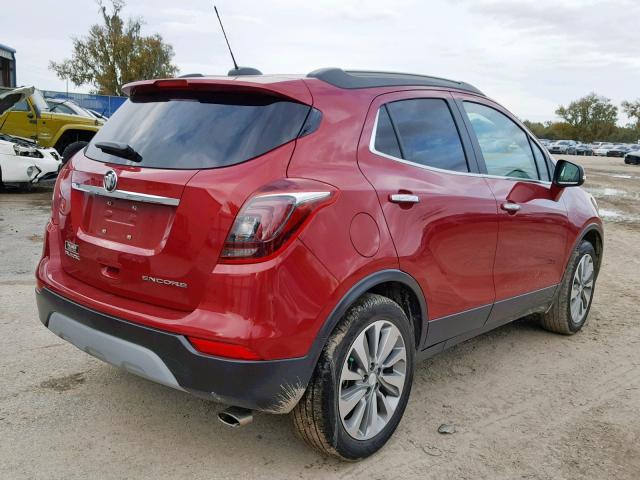 KL4CJASB4HB007459 - 2017 BUICK ENCORE PRE RED photo 4