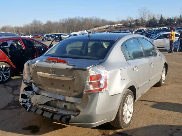 3N1AB6AP9BL713145 - 2011 NISSAN SENTRA 2.0 GRAY photo 4