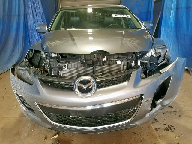 JM3ER4D34B0380199 - 2011 MAZDA CX-7 SILVER photo 9