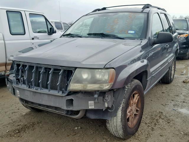 1J4GW48S83C576300 - 2003 JEEP GRAND CHER GRAY photo 2