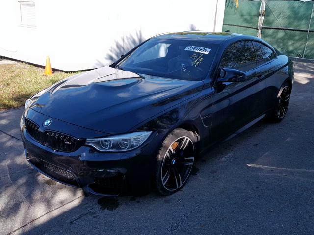 WBS3R9C54FK335203 - 2015 BMW M4 BLACK photo 2