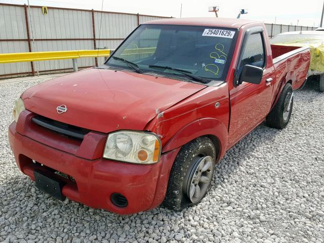 1N6DD21S21C385205 - 2001 NISSAN FRONTIER X RED photo 2