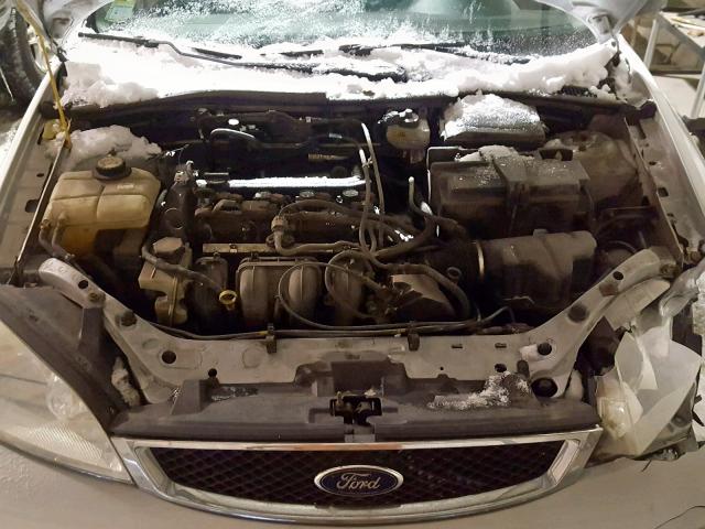 1FAFP34N77W196867 - 2007 FORD FOCUS ZX4 SILVER photo 7