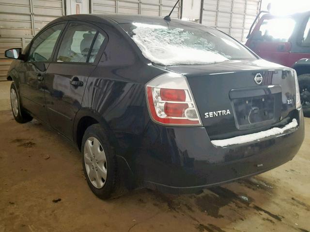 3N1AB61E67L649104 - 2007 NISSAN SENTRA 2.0 BLACK photo 3