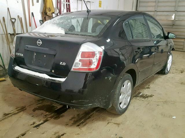 3N1AB61E67L649104 - 2007 NISSAN SENTRA 2.0 BLACK photo 4