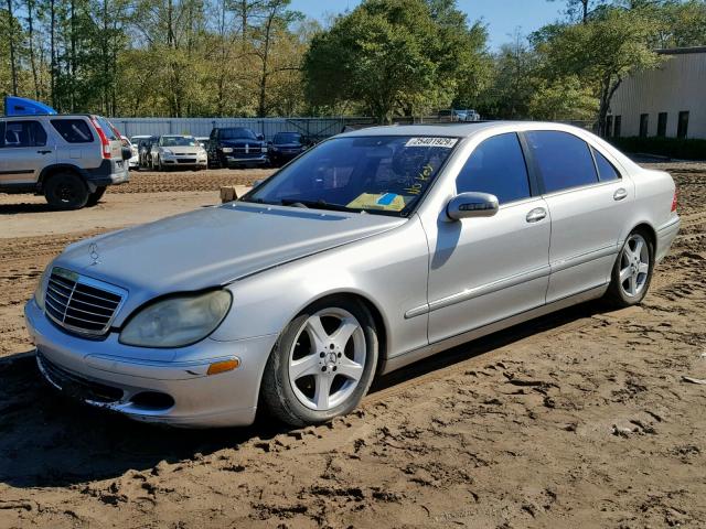 WDBNG70J25A441809 - 2005 MERCEDES-BENZ S 430 SILVER photo 2
